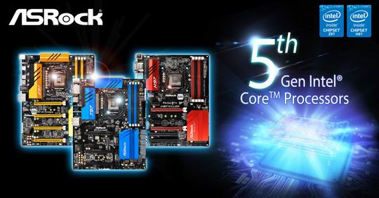 ASRock Supports 5th Gen Intel Core Processors